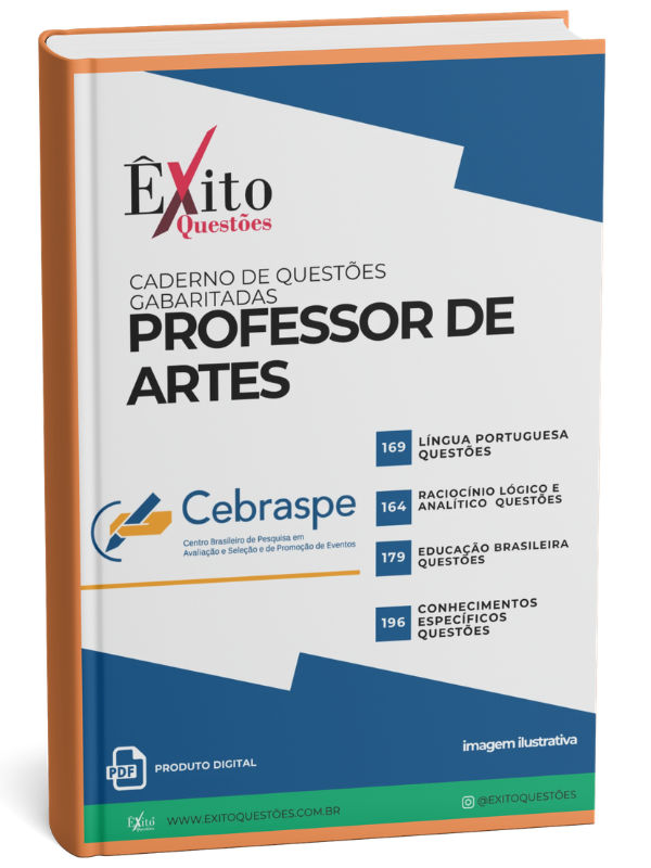 CADERNO DE QUESTÕES GABARITADAS: PROFESSOR DE ARTE, CEBRASPE SEDUC-AL