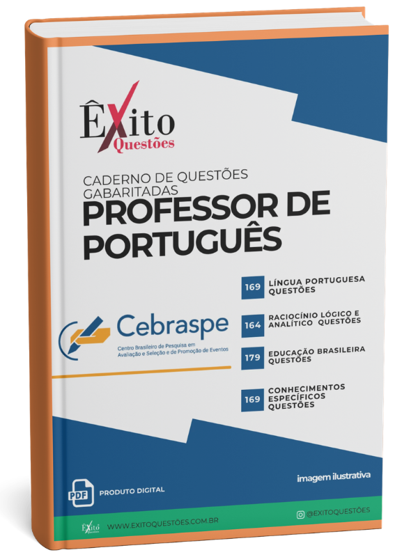 CADERNO DE QUESTÕES GABARITADAS: PROFESSOR DE PORTUGUÊS, CEBRASPE SEDUC-AL