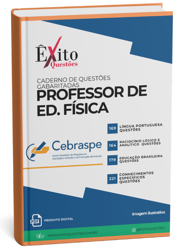 CADERNO DE QUESTÕES GABARITADAS: PROFESSOR DE ED. FÍSICA, CEBRASPE SEDUC-AL